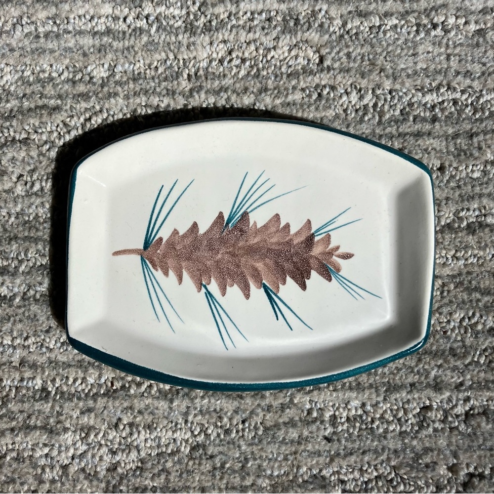Columbia Falls Pottery pine cone dish